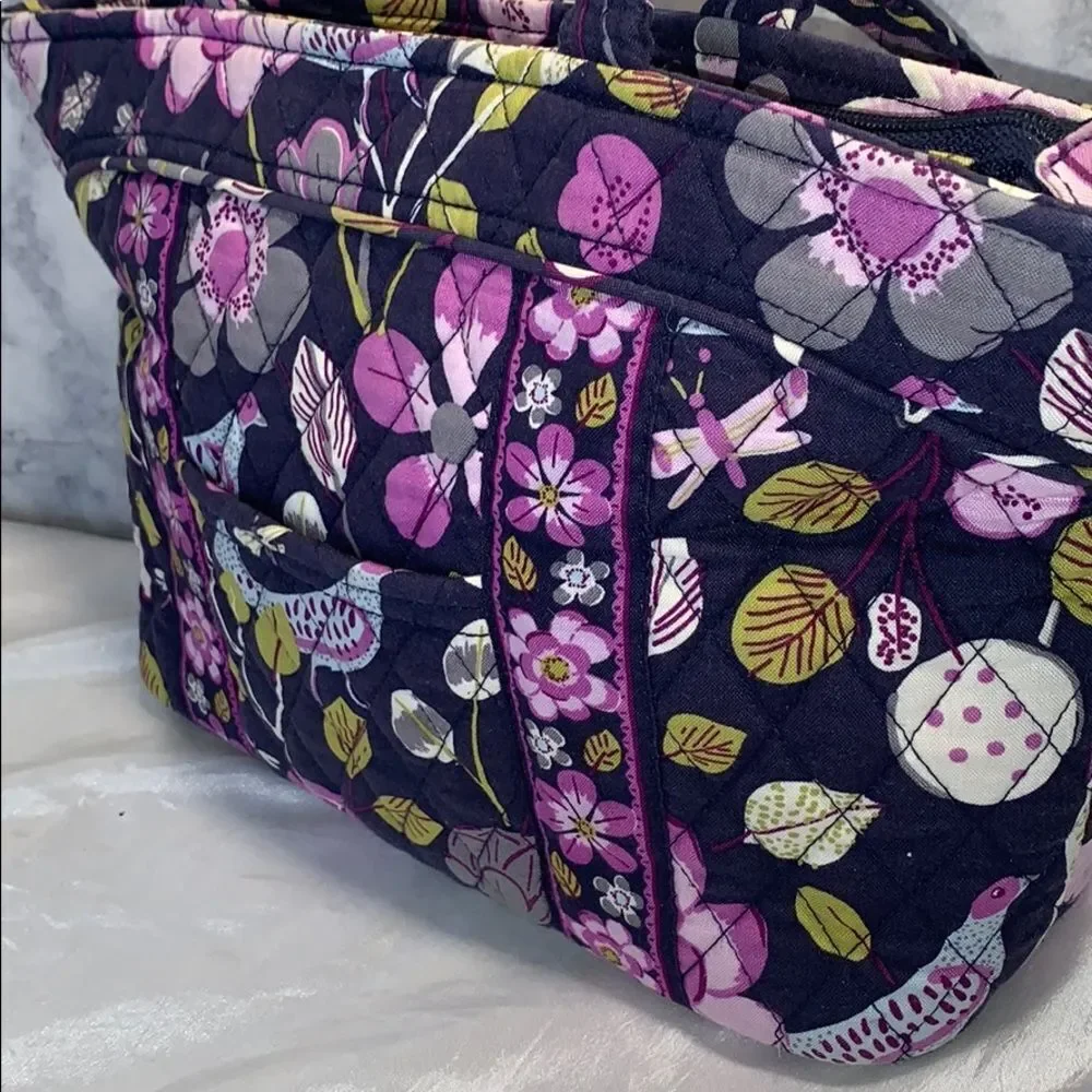 Vera Bradley Purple Floral Satchel